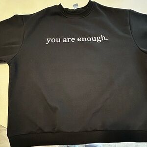 New Black Crewneck Sweatshirt 
DearPerson,Co